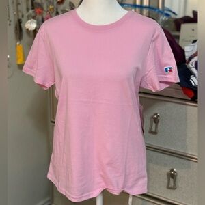 Russell athletic light‎ pink short sleeve tshirt